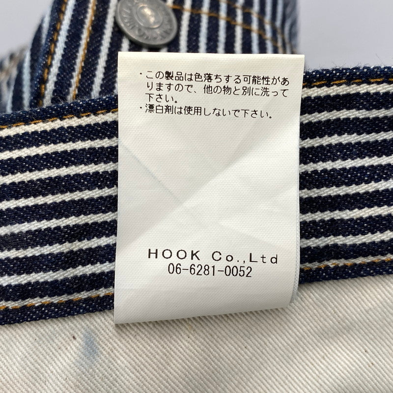 【中古品】【メンズ】 KOJIMA GENES コジマジーンズ HICKORY STRIPE DENIM PANTS ヒッコリー ストライプ デニム パンツ ボトムス 156-260602-kh-01-izu サイズ：34 カラー：インディゴ×ホワイト系 万代Net店