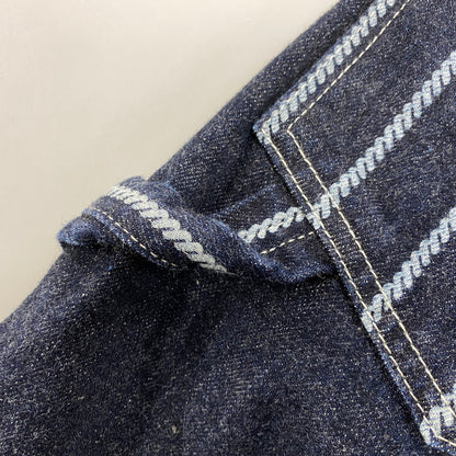 【中古品】【メンズ】 KOJIMA GENES コジマジーンズ STRIPE PAINTER DENNIM PANTS ストライプ ペインター デニム パンツ ボトムス ズボン 156-260603-cs-12-izu サイズ：32 カラー：インディゴ 万代Net店