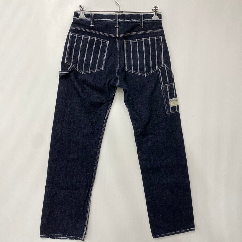 【中古品】【メンズ】 KOJIMA GENES コジマジーンズ STRIPE PAINTER DENNIM PANTS ストライプ ペインター デニム パンツ ボトムス ズボン 156-260603-cs-12-izu サイズ：32 カラー：インディゴ 万代Net店