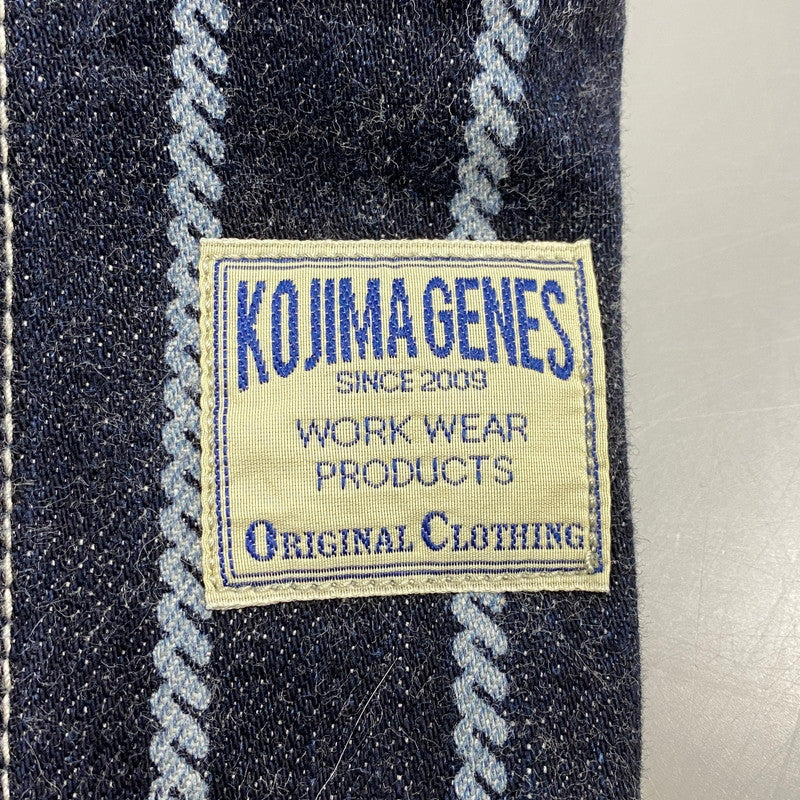 【中古品】【メンズ】 KOJIMA GENES コジマジーンズ STRIPE PAINTER DENNIM PANTS ストライプ ペインター デニム パンツ ボトムス ズボン 156-260603-cs-12-izu サイズ：32 カラー：インディゴ 万代Net店