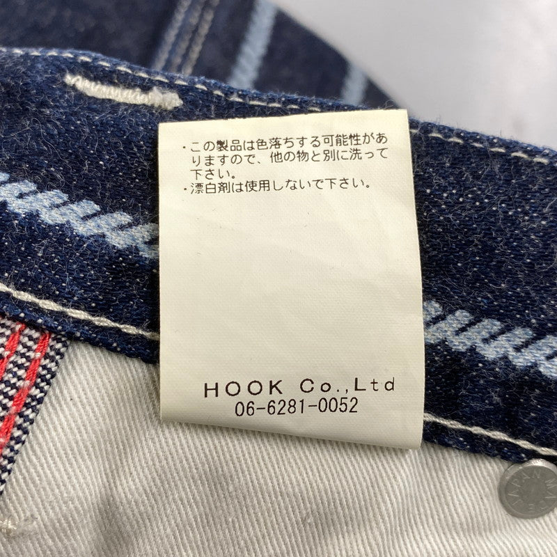【中古品】【メンズ】 KOJIMA GENES コジマジーンズ STRIPE PAINTER DENNIM PANTS ストライプ ペインター デニム パンツ ボトムス ズボン 156-260603-cs-12-izu サイズ：32 カラー：インディゴ 万代Net店