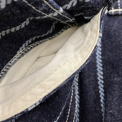 【中古品】【メンズ】 KOJIMA GENES コジマジーンズ STRIPE PAINTER DENNIM PANTS ストライプ ペインター デニム パンツ ボトムス ズボン 156-260603-cs-12-izu サイズ：32 カラー：インディゴ 万代Net店