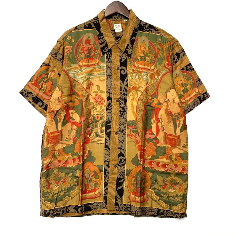 【中古美品】【メンズ】 SUN SURF サンサーフ SS32289 SPECIAL EDITION スペシャル エディション 曼荼羅 MANDALA SS SHIRT マンダラ ショートスリーブ シャツ トップス 半袖 145-260604-cs-14-izu サイズ：L カラー：マルチ 万代Net店
