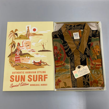 【中古美品】【メンズ】 SUN SURF サンサーフ SS32289 SPECIAL EDITION スペシャル エディション 曼荼羅 MANDALA SS SHIRT マンダラ ショートスリーブ シャツ トップス 半袖 145-260604-cs-14-izu サイズ：L カラー：マルチ 万代Net店