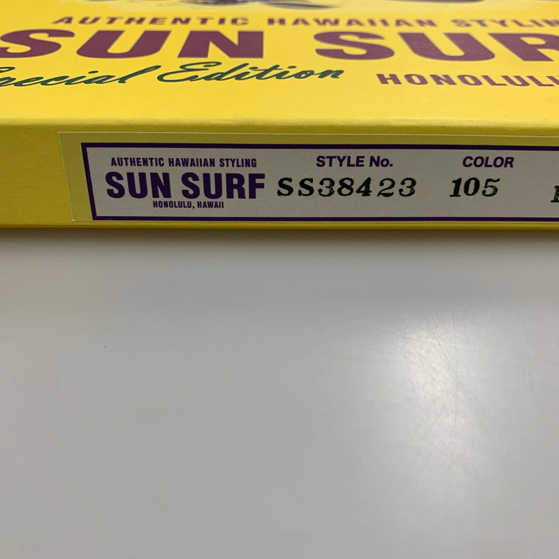 【中古美品】【メンズ】 SUN SURF サンサーフ SS38423 SPECIAL EDITION HULA GIRL SS SHIRT スペシャル エディション フラガール ショートスリーブ シャツ トップス 145-260605-kh-01-izu サイズ：L カラー：ホワイト 万代Net店