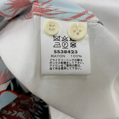 【中古美品】【メンズ】 SUN SURF サンサーフ SS38423 SPECIAL EDITION HULA GIRL SS SHIRT スペシャル エディション フラガール ショートスリーブ シャツ トップス 145-260605-kh-01-izu サイズ：L カラー：ホワイト 万代Net店