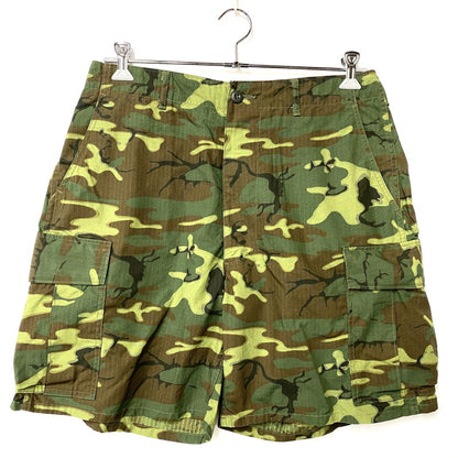 【中古品】【メンズ】 BUZZ RICKSON'S バズリクソンズ BR52532 TROUSERS, MAN'S, CAMOUFLAGE COTTON, WIND RESISTANT POPLIN, CLASS 2 SHORTS ショーツ パンツ ボトムス ズボン 156-260603-cs-03-izu サイズ：LARGE SHORT カラー：マルチ 万代Net店