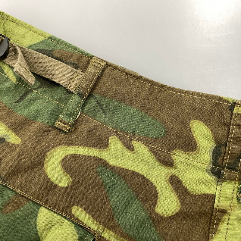 【中古品】【メンズ】 BUZZ RICKSON'S バズリクソンズ BR52532 TROUSERS, MAN'S, CAMOUFLAGE COTTON, WIND RESISTANT POPLIN, CLASS 2 SHORTS ショーツ パンツ ボトムス ズボン 156-260603-cs-03-izu サイズ：LARGE SHORT カラー：マルチ 万代Net店