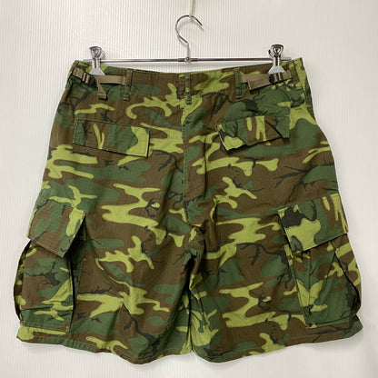 【中古品】【メンズ】 BUZZ RICKSON'S バズリクソンズ BR52532 TROUSERS, MAN'S, CAMOUFLAGE COTTON, WIND RESISTANT POPLIN, CLASS 2 SHORTS ショーツ パンツ ボトムス ズボン 156-260603-cs-03-izu サイズ：LARGE SHORT カラー：マルチ 万代Net店