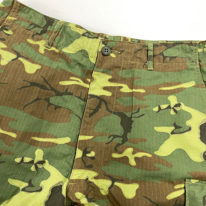 【中古品】【メンズ】 BUZZ RICKSON'S バズリクソンズ BR52532 TROUSERS, MAN'S, CAMOUFLAGE COTTON, WIND RESISTANT POPLIN, CLASS 2 SHORTS ショーツ パンツ ボトムス ズボン 156-260603-cs-03-izu サイズ：LARGE SHORT カラー：マルチ 万代Net店