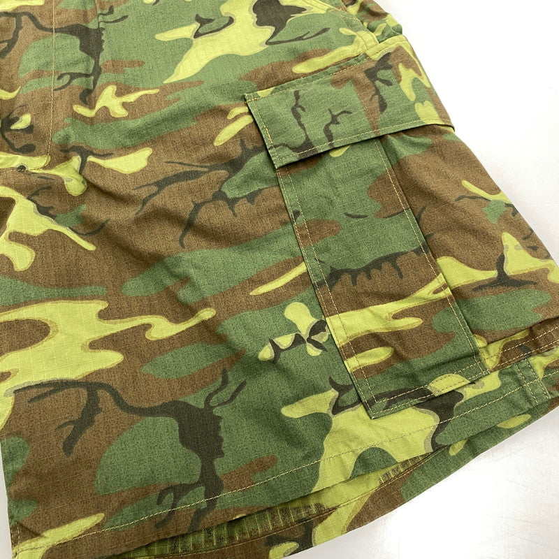 【中古品】【メンズ】 BUZZ RICKSON'S バズリクソンズ BR52532 TROUSERS, MAN'S, CAMOUFLAGE COTTON, WIND RESISTANT POPLIN, CLASS 2 SHORTS ショーツ パンツ ボトムス ズボン 156-260603-cs-03-izu サイズ：LARGE SHORT カラー：マルチ 万代Net店