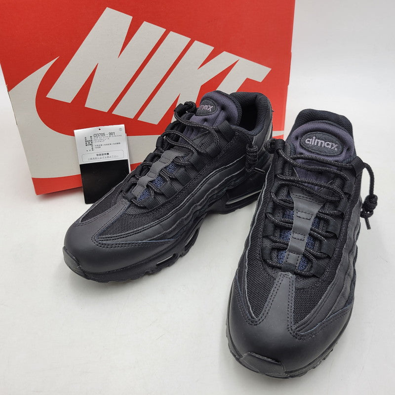 【中古品】【メンズ/レディース】 NIKE ナイキ AIR MAX 95 ESSENTIAL CI3705-001 エアマックス 95 エッセンシャル スニーカー シューズ 靴 160-260603-ay-04-izu サイズ：26cm カラー：BLACK/BLACK-DARK GREY 万代Net店