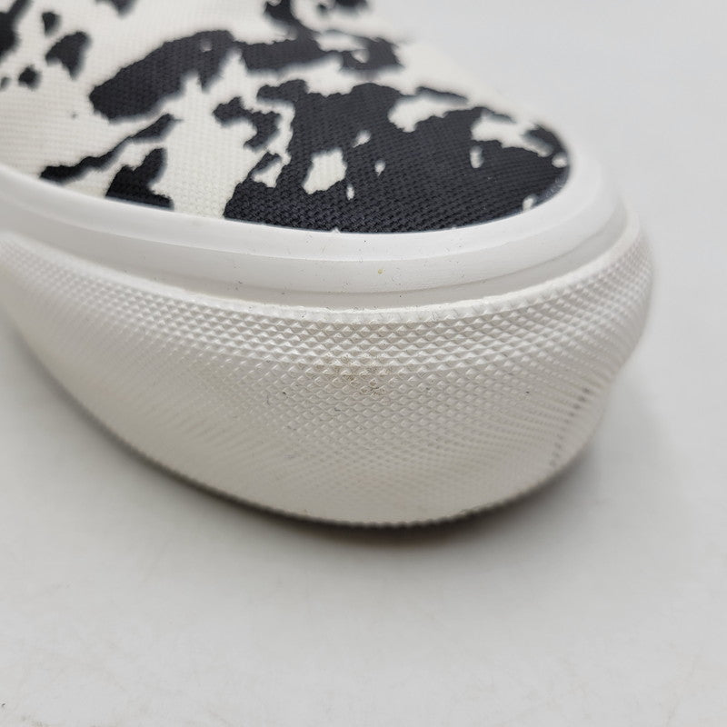 【中古品】【メンズ】 VANS バンズ AUTHENTIC 44 COW BLACK MARSHMALLOW 721356 オーセンティック 44 カウブラック マシュマロ スニーカー シューズ 靴 162-260603-ay-12-izu サイズ：30cm カラー：ホワイト×ブラック 万代Net店