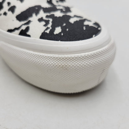 【中古品】【メンズ】 VANS バンズ AUTHENTIC 44 COW BLACK MARSHMALLOW 721356 オーセンティック 44 カウブラック マシュマロ スニーカー シューズ 靴 162-260603-ay-12-izu サイズ：30cm カラー：ホワイト×ブラック 万代Net店
