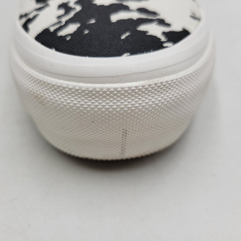 【中古品】【メンズ】 VANS バンズ AUTHENTIC 44 COW BLACK MARSHMALLOW 721356 オーセンティック 44 カウブラック マシュマロ スニーカー シューズ 靴 162-260603-ay-12-izu サイズ：30cm カラー：ホワイト×ブラック 万代Net店