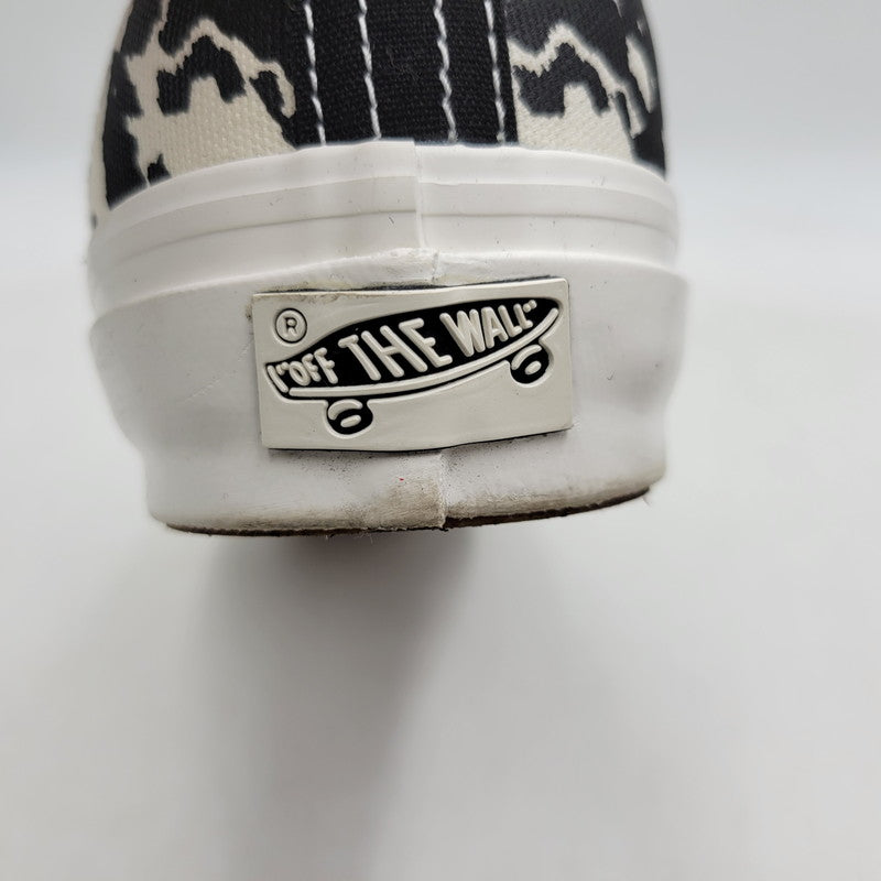 【中古品】【メンズ】 VANS バンズ AUTHENTIC 44 COW BLACK MARSHMALLOW 721356 オーセンティック 44 カウブラック マシュマロ スニーカー シューズ 靴 162-260603-ay-12-izu サイズ：30cm カラー：ホワイト×ブラック 万代Net店