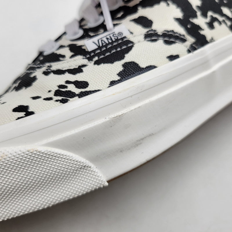 【中古品】【メンズ】 VANS バンズ AUTHENTIC 44 COW BLACK MARSHMALLOW 721356 オーセンティック 44 カウブラック マシュマロ スニーカー シューズ 靴 162-260603-ay-12-izu サイズ：30cm カラー：ホワイト×ブラック 万代Net店