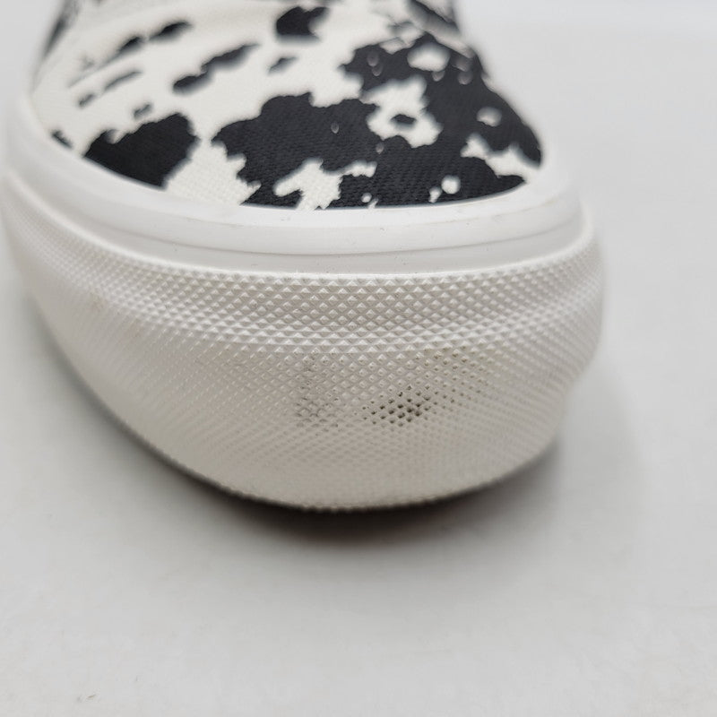 【中古品】【メンズ】 VANS バンズ AUTHENTIC 44 COW BLACK MARSHMALLOW 721356 オーセンティック 44 カウブラック マシュマロ スニーカー シューズ 靴 162-260603-ay-12-izu サイズ：30cm カラー：ホワイト×ブラック 万代Net店