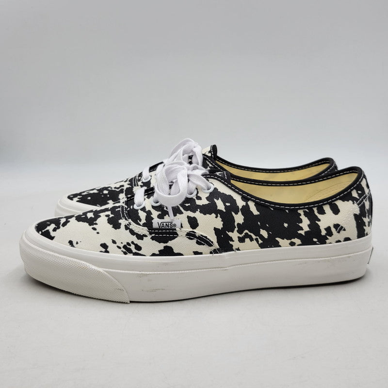 【中古品】【メンズ】 VANS バンズ AUTHENTIC 44 COW BLACK MARSHMALLOW 721356 オーセンティック 44 カウブラック マシュマロ スニーカー シューズ 靴 162-260603-ay-12-izu サイズ：30cm カラー：ホワイト×ブラック 万代Net店