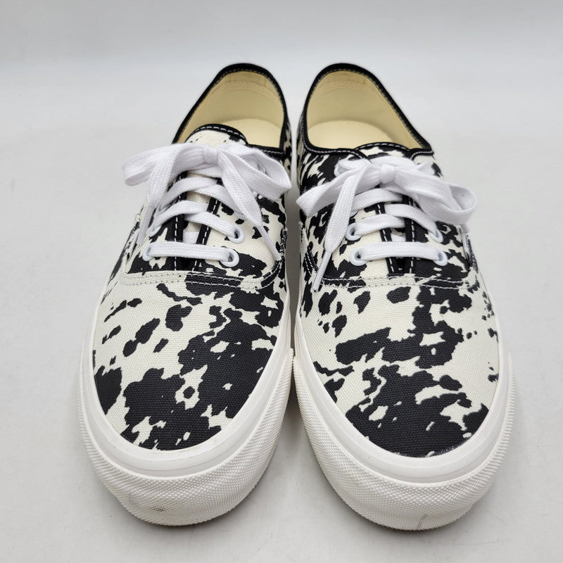 【中古品】【メンズ】 VANS バンズ AUTHENTIC 44 COW BLACK MARSHMALLOW 721356 オーセンティック 44 カウブラック マシュマロ スニーカー シューズ 靴 162-260603-ay-12-izu サイズ：30cm カラー：ホワイト×ブラック 万代Net店