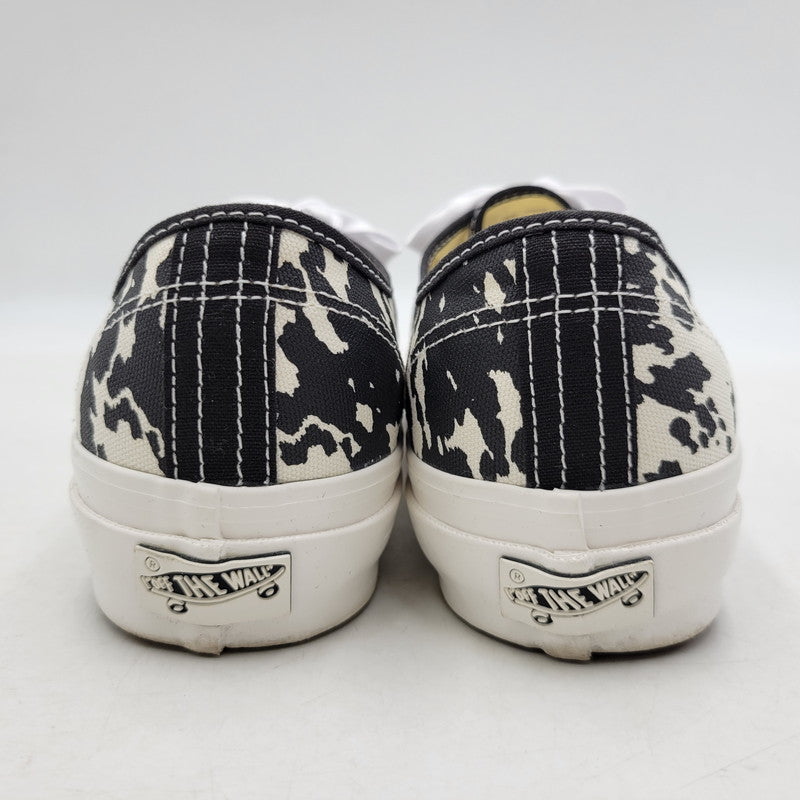【中古品】【メンズ】 VANS バンズ AUTHENTIC 44 COW BLACK MARSHMALLOW 721356 オーセンティック 44 カウブラック マシュマロ スニーカー シューズ 靴 162-260603-ay-12-izu サイズ：30cm カラー：ホワイト×ブラック 万代Net店
