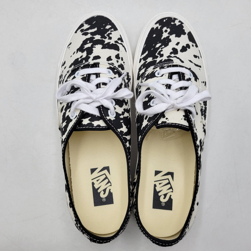 【中古品】【メンズ】 VANS バンズ AUTHENTIC 44 COW BLACK MARSHMALLOW 721356 オーセンティック 44 カウブラック マシュマロ スニーカー シューズ 靴 162-260603-ay-12-izu サイズ：30cm カラー：ホワイト×ブラック 万代Net店