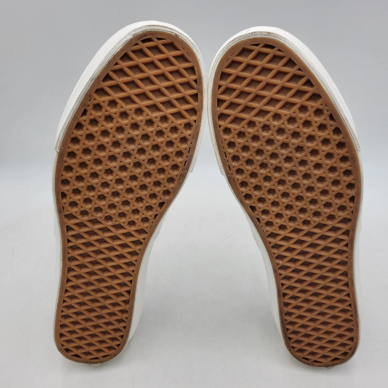 【中古品】【メンズ】 VANS バンズ AUTHENTIC 44 COW BLACK MARSHMALLOW 721356 オーセンティック 44 カウブラック マシュマロ スニーカー シューズ 靴 162-260603-ay-12-izu サイズ：30cm カラー：ホワイト×ブラック 万代Net店