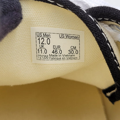 【中古品】【メンズ】 VANS バンズ AUTHENTIC 44 COW BLACK MARSHMALLOW 721356 オーセンティック 44 カウブラック マシュマロ スニーカー シューズ 靴 162-260603-ay-12-izu サイズ：30cm カラー：ホワイト×ブラック 万代Net店
