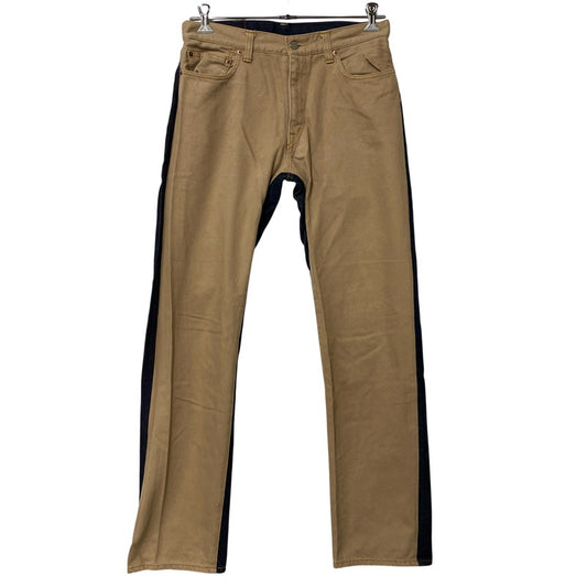 【中古品】【メンズ】 KOJIMA GENES コジマ ジーンズ 切替 BICOLOR DENIM PANTS バイカラー デニム パンツ ズボン ボトムス 156-260608-ya-10-izu サイズ：34 カラー：ベージュ×インディゴ 万代Net店