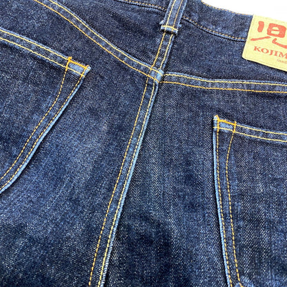 【中古品】【メンズ】 KOJIMA GENES コジマ ジーンズ 切替 BICOLOR DENIM PANTS バイカラー デニム パンツ ズボン ボトムス 156-260608-ya-10-izu サイズ：34 カラー：ベージュ×インディゴ 万代Net店