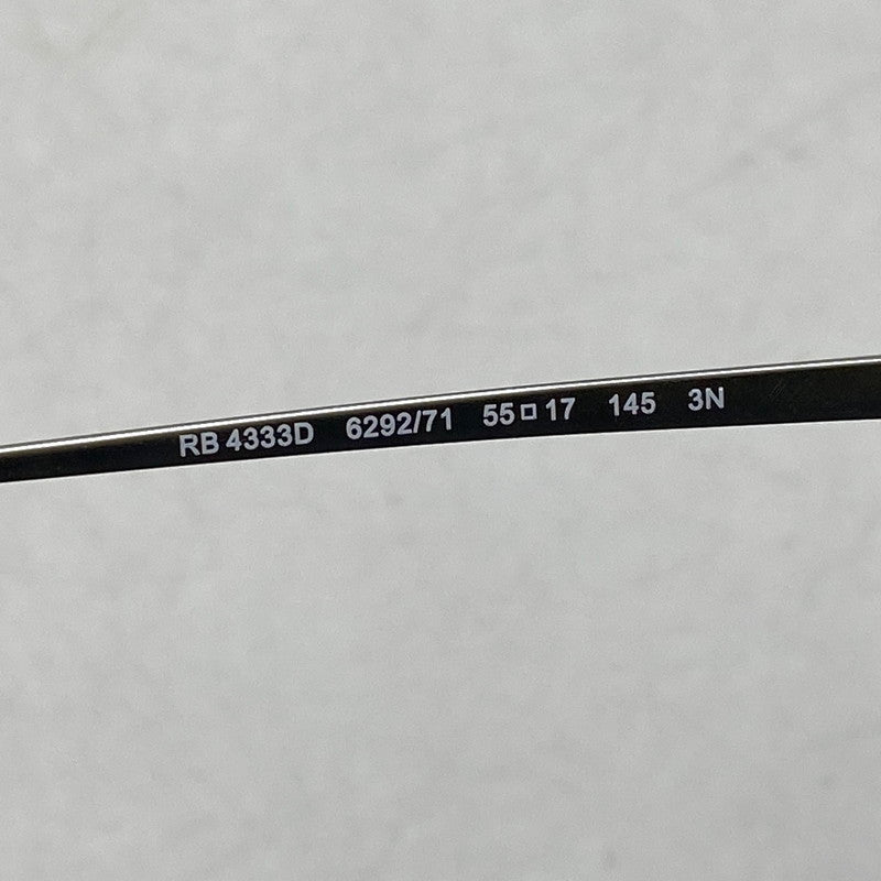 【中古品】【メンズ/レディース】 Ray-Ban レイバン SUNGLASSES RB4333D サングラス 203-260607-as-24-izu サイズ：55□17-145 カラー：ブラック 万代Net店