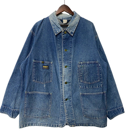 【現状渡し品】【メンズ】 OSHKOSH オシュコシュ 60-70S DENIM COVERALL デニム カバーオール アウター 146-260604-cs-12-izu サイズ：不明 カラー：インディゴ 万代Net店