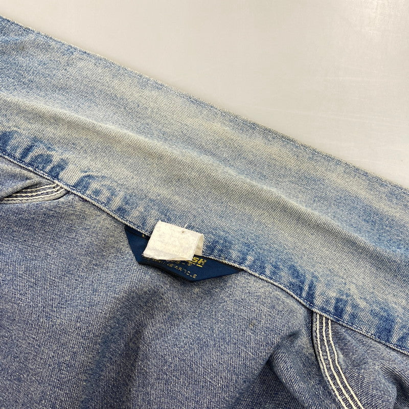 【現状渡し品】【メンズ】 OSHKOSH オシュコシュ 60-70S DENIM COVERALL デニム カバーオール アウター 146-260604-cs-12-izu サイズ：不明 カラー：インディゴ 万代Net店
