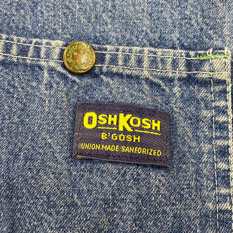 【現状渡し品】【メンズ】 OSHKOSH オシュコシュ 60-70S DENIM COVERALL デニム カバーオール アウター 146-260604-cs-12-izu サイズ：不明 カラー：インディゴ 万代Net店