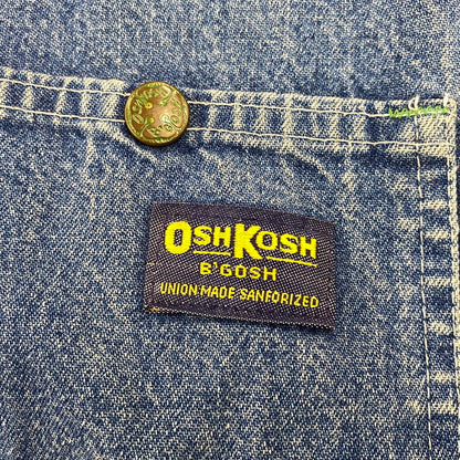 【現状渡し品】【メンズ】 OSHKOSH オシュコシュ 60-70S DENIM COVERALL デニム カバーオール アウター 146-260604-cs-12-izu サイズ：不明 カラー：インディゴ 万代Net店