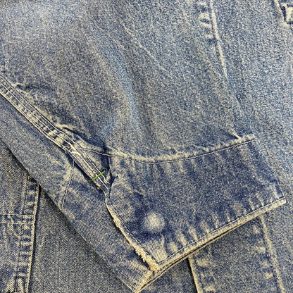 【現状渡し品】【メンズ】 OSHKOSH オシュコシュ 60-70S DENIM COVERALL デニム カバーオール アウター 146-260604-cs-12-izu サイズ：不明 カラー：インディゴ 万代Net店