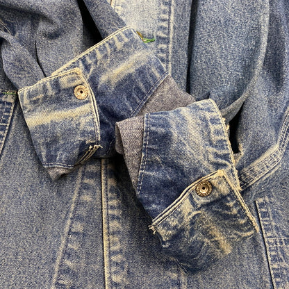 【現状渡し品】【メンズ】 OSHKOSH オシュコシュ 60-70S DENIM COVERALL デニム カバーオール アウター 146-260604-cs-12-izu サイズ：不明 カラー：インディゴ 万代Net店