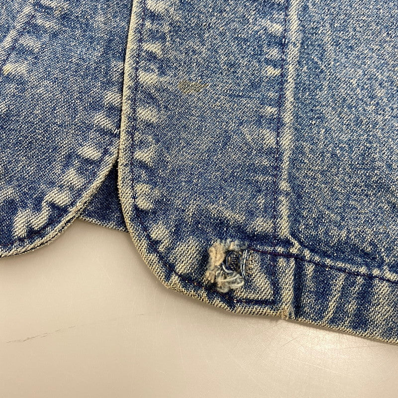 【現状渡し品】【メンズ】 OSHKOSH オシュコシュ 60-70S DENIM COVERALL デニム カバーオール アウター 146-260604-cs-12-izu サイズ：不明 カラー：インディゴ 万代Net店
