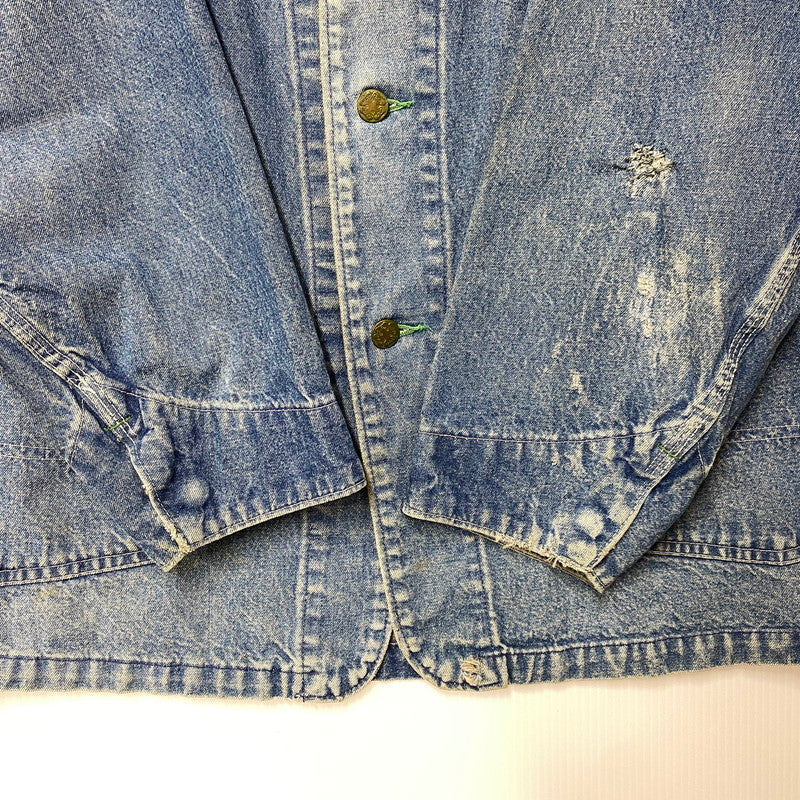 【現状渡し品】【メンズ】 OSHKOSH オシュコシュ 60-70S DENIM COVERALL デニム カバーオール アウター 146-260604-cs-12-izu サイズ：不明 カラー：インディゴ 万代Net店