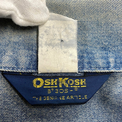 【現状渡し品】【メンズ】 OSHKOSH オシュコシュ 60-70S DENIM COVERALL デニム カバーオール アウター 146-260604-cs-12-izu サイズ：不明 カラー：インディゴ 万代Net店