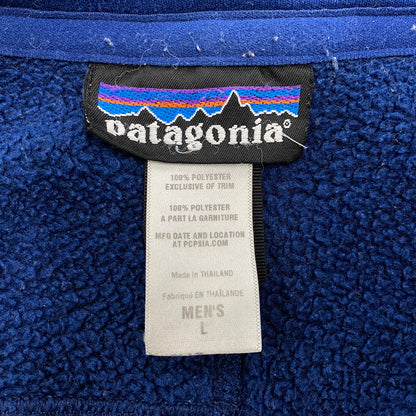 【中古品】【メンズ】 PATAGONIA パタゴニア 25521FA11 11AW ベターセータープルオーバー トップス 長袖 144-260608-ya-01-izu サイズ：L カラー：ブルー 万代Net店