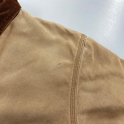 【中古品】【メンズ】 LEE リー 0414 80S QUILTING LINER CORDUROY COLLAR DUCK COVERALL キルティング ライナー コーデュロイ カラー ダック カバーオール アウター 146-260604-cs-10-izu サイズ：M カラー：ブラウン 万代Net店