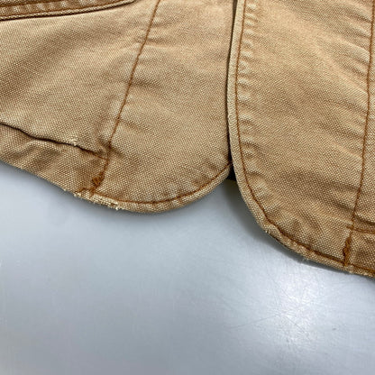 【中古品】【メンズ】 LEE リー 0414 80S QUILTING LINER CORDUROY COLLAR DUCK COVERALL キルティング ライナー コーデュロイ カラー ダック カバーオール アウター 146-260604-cs-10-izu サイズ：M カラー：ブラウン 万代Net店