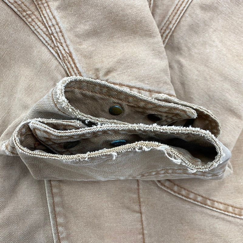 【中古品】【メンズ】 LEE リー 0414 80S QUILTING LINER CORDUROY COLLAR DUCK COVERALL キルティング ライナー コーデュロイ カラー ダック カバーオール アウター 146-260604-cs-10-izu サイズ：M カラー：ブラウン 万代Net店
