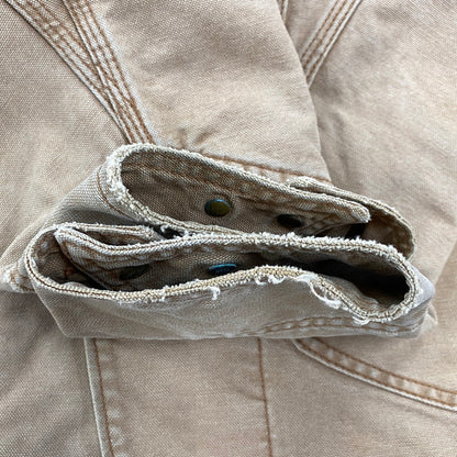 【中古品】【メンズ】 LEE リー 0414 80S QUILTING LINER CORDUROY COLLAR DUCK COVERALL キルティング ライナー コーデュロイ カラー ダック カバーオール アウター 146-260604-cs-10-izu サイズ：M カラー：ブラウン 万代Net店