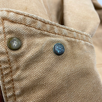 【中古品】【メンズ】 LEE リー 0414 80S QUILTING LINER CORDUROY COLLAR DUCK COVERALL キルティング ライナー コーデュロイ カラー ダック カバーオール アウター 146-260604-cs-10-izu サイズ：M カラー：ブラウン 万代Net店
