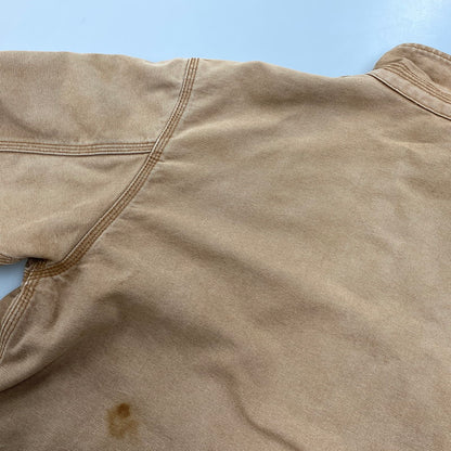 【中古品】【メンズ】 LEE リー 0414 80S QUILTING LINER CORDUROY COLLAR DUCK COVERALL キルティング ライナー コーデュロイ カラー ダック カバーオール アウター 146-260604-cs-10-izu サイズ：M カラー：ブラウン 万代Net店