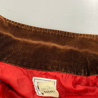 【中古品】【メンズ】 LEE リー 0414 80S QUILTING LINER CORDUROY COLLAR DUCK COVERALL キルティング ライナー コーデュロイ カラー ダック カバーオール アウター 146-260604-cs-10-izu サイズ：M カラー：ブラウン 万代Net店