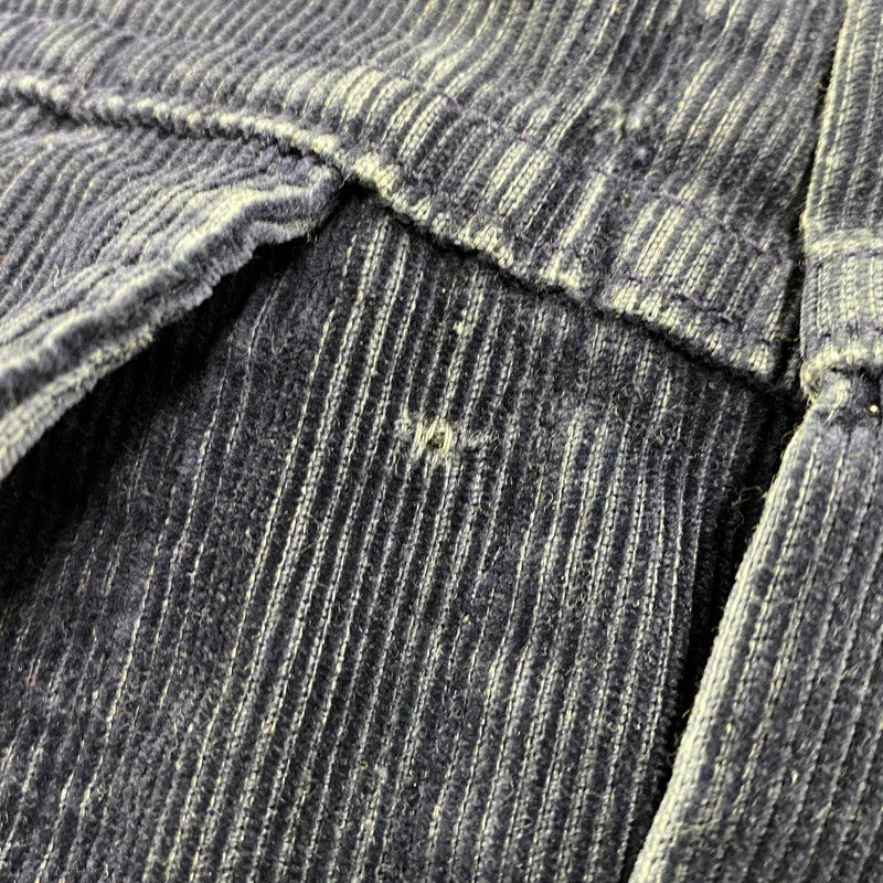 【中古品】【メンズ】 LEVI'S リーバイス 刻印522 白タブ 70S CORDUROY TRACKER JACKET コーデュロイ トラッカー ジャケット アウター 146-260604-cs-11-izu サイズ：42 カラー：ネイビー 万代Net店