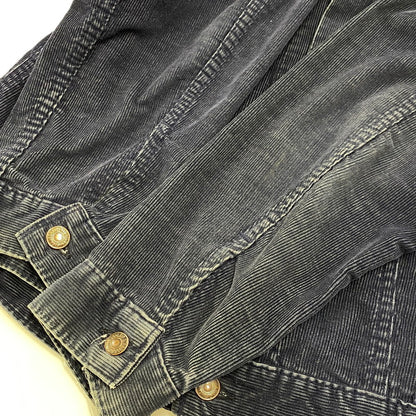 【中古品】【メンズ】 LEVI'S リーバイス 刻印522 白タブ 70S CORDUROY TRACKER JACKET コーデュロイ トラッカー ジャケット アウター 146-260604-cs-11-izu サイズ：42 カラー：ネイビー 万代Net店